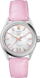 TAG Heuer Carrera Pink Alligator Steel White